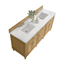 Light Natural Oak / White Zeus - 3 Faucet Holes
