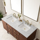 Mid-Century Walnut / Eternal Jasmine Pearl - 3 Faucet Holes
