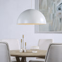 Renwil Ozona 27.5" Wide 1-Light Chandelier - Matte Off-White