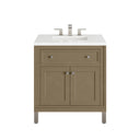 Walnut Whisper / White Zeus - 3 Faucet Holes