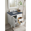 Bright White / Charcoal Soapstone - 3 Faucet Holes