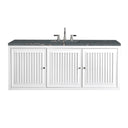 Glossy White / Parisien Bleu - 3 Faucet Holes