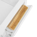 Bright White / Victorian Silver - 3 Faucet Holes