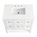 Bright White / White Zeus - 3 Faucet Holes