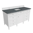 Bright White / Parisien Bleu - 3 Faucet Holes