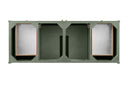 Smokey Celadon / Victorian Silver - 3 Faucet Holes