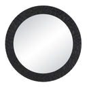 Renwil Tolima 35.5" Tall Round Wall Mirror - Black