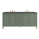 Smokey Celadon / Charcoal Soapstone - 3 Faucet Holes