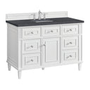 Bright White / Charcoal Soapstone - 3 Faucet Holes