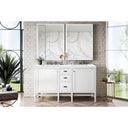 Glossy White / White Zeus - 3 Faucet Holes