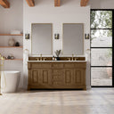 Honey Oak / Victorian Silver - 3 Faucet Holes