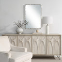 Renwil Pollonia 36" H x 24" W Wall Mirror - Grey