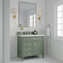 Smokey Celadon / White Zeus - 3 Faucet Holes