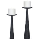 Renwil Tilde Indoor Aluminum Candle Holder - Matte Black