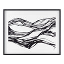 Renwil Mica 45" Wide Wall Art with Wood Frame - Painted Black