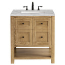 Light Natural Oak / Victorian Silver - 3 Faucet Holes