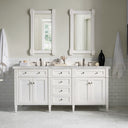 Bright White / Victorian Silver - 3 Faucet Holes