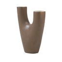 Renwil Garnier Indoor Ceramic Stoneware Small Vase - Te xtured Brown