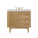 Light Natural Oak / Victorian Silver - 3 Faucet Holes