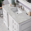 Bright White / Victorian Silver - 3 Faucet Holes