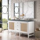 Glossy White / Parisien Bleu - 3 Faucet Holes
