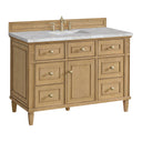 Light Natural Oak / Victorian Silver - 3 Faucet Holes