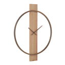 Renwil Pollu x Indoor Iron Wall Clock - Antique Brushed Brass