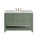 Smokey Celadon / Victorian Silver - 3 Faucet Holes