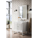 Glossy White / White Zeus - 3 Faucet Holes