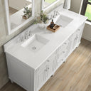 Bright White / White Zeus - 3 Faucet Holes