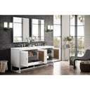 Glossy White / Carrara White - 3 Faucet Holes