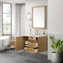 Light Natural Oak / White Zeus - 3 Faucet Holes