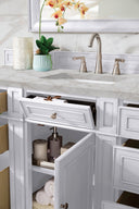Bright White / Victorian Silver - 3 Faucet Holes