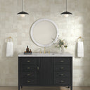 Carbon Oak / Eternal Jasmine Pearl - 3 Faucet Holes
