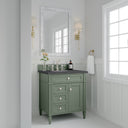 Smokey Celadon / Charcoal Soapstone - 3 Faucet Holes