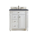 Bright White / Charcoal Soapstone - 3 Faucet Holes