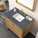 Light Natural Oak / Parisien Bleu - 3 Faucet Holes