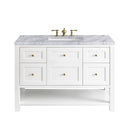 Bright White / Carrara White - 3 Faucet Holes