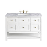 Carrara White - 3 Faucet Holes