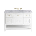 Bright White / Carrara White - 3 Faucet Holes