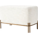 Renwil Sakura Indoor Iron Bench - Antique Brass