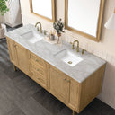 Light Natural Oak / Victorian Silver - 3 Faucet Holes