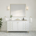 Glossy White / Eternal Jasmine Pearl - 3 Faucet Holes