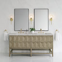 Pebble Oak / Victorian Silver - 3 Faucet Holes