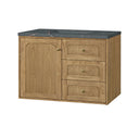 Light Natural Oak / Parisien Bleu - 3 Faucet Holes