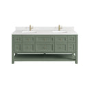 Smokey Celadon / White Zeus - 1 Faucet Hole