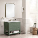 Smokey Celadon / Victorian Silver - 3 Faucet Holes