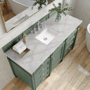 Smokey Celadon / Victorian Silver - 3 Faucet Holes