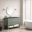 Smokey Celadon / Charcoal Soapstone - 3 Faucet Holes