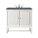 Glossy White / Parisien Bleu - 3 Faucet Holes
